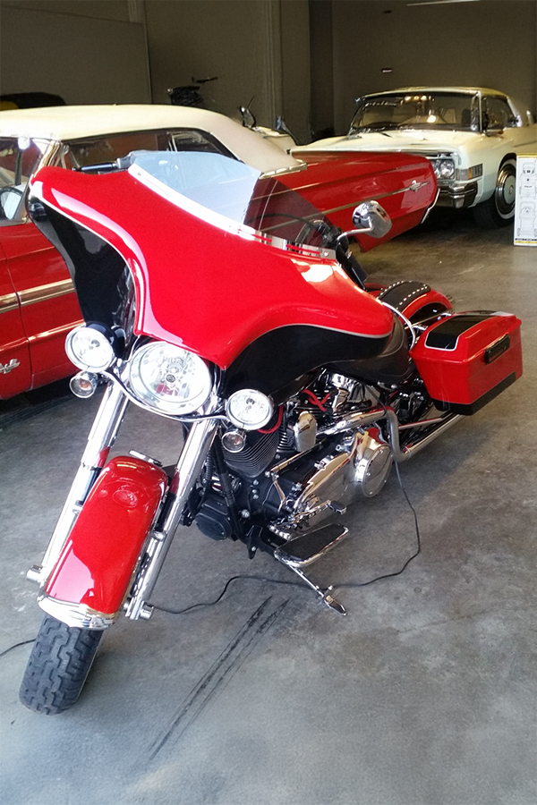 Exiled Artistry Harley Fatboy Restoration Services for custom and classic Harley motorcycles in Marshall, NC